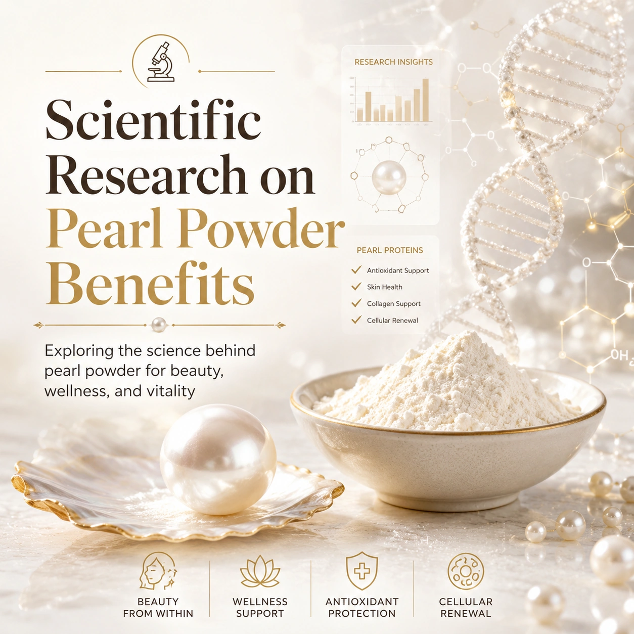 Scientific Research Proves Pearl Powder Literally Heals