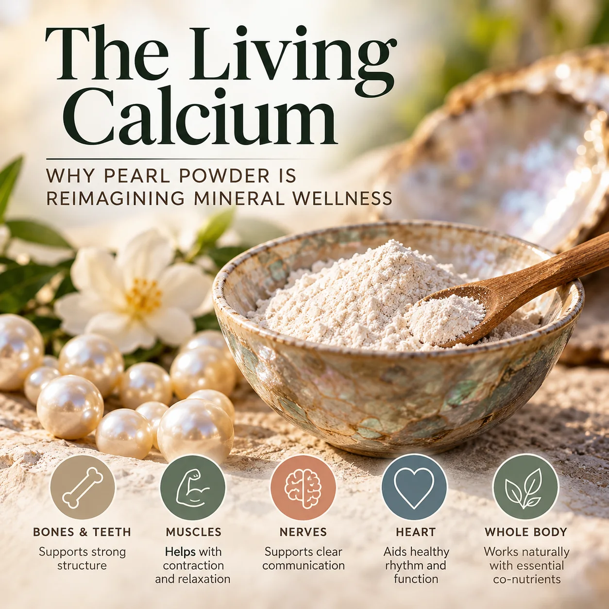 The Living Calcium: Why Pearl Powder Is Reimagining Mineral Wellness